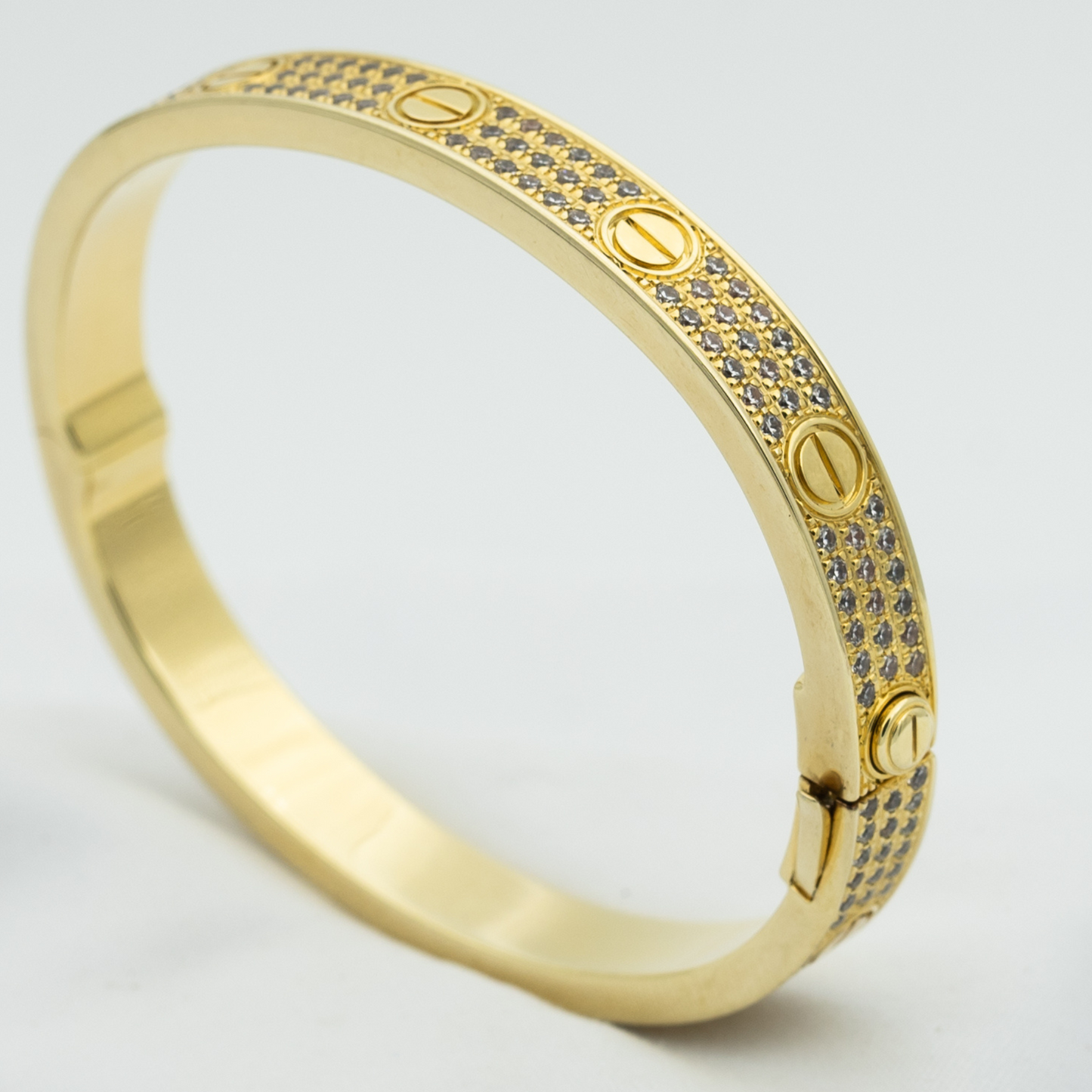 [Kincade Jewelrys] Bracelet Love 6,1 mm pavé de diamants 