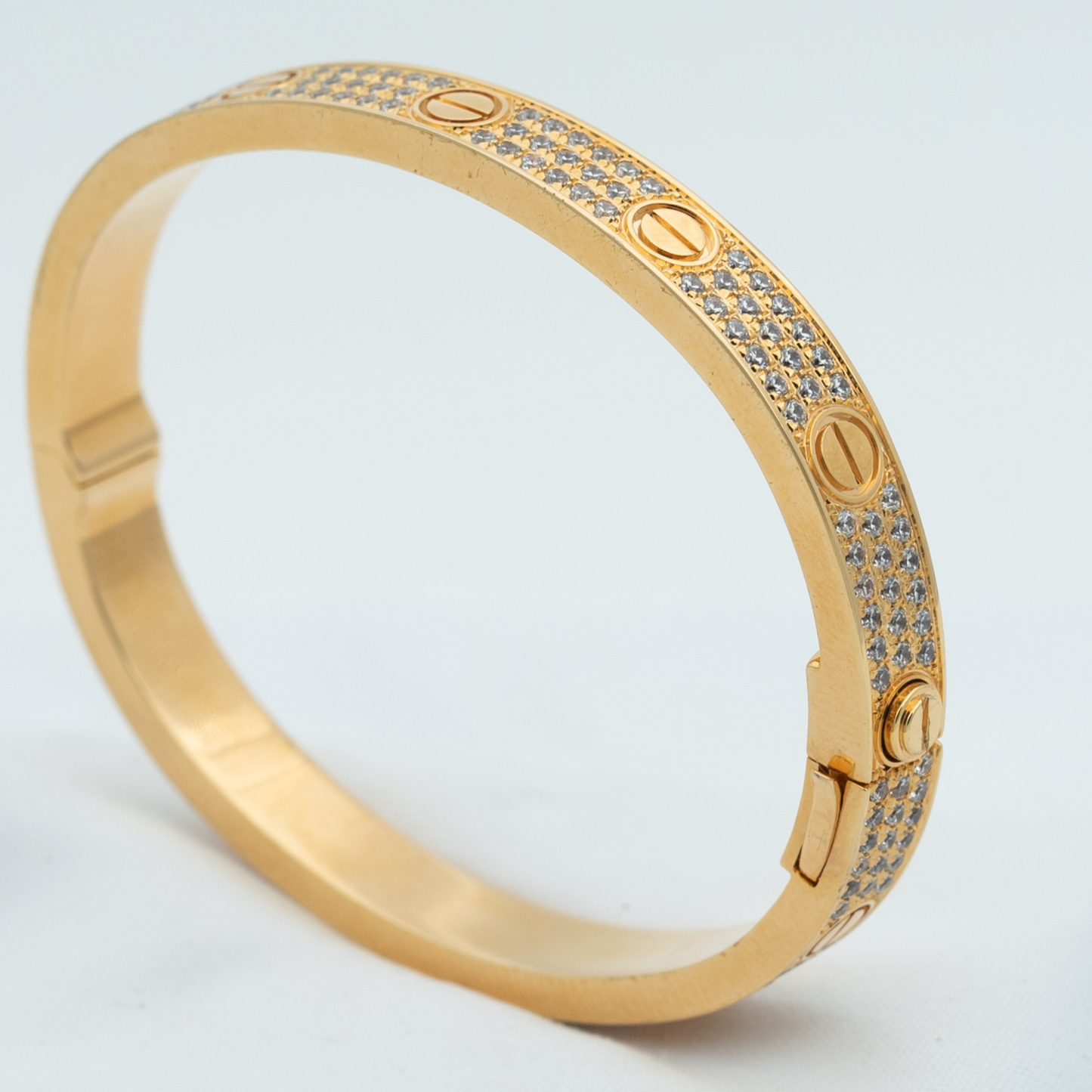 [Kincade Jewelrys] Bracelet Love 6,1 mm pavé de diamants 
