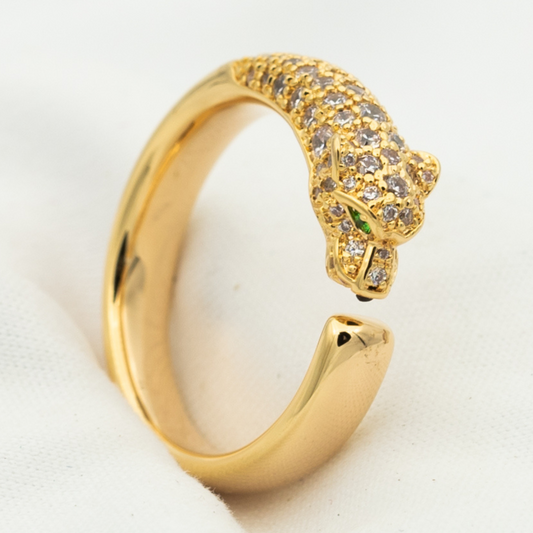 [Kincade Jewelrys] BAGUE PANTHÈRE DIAMANT 7,3 MM 