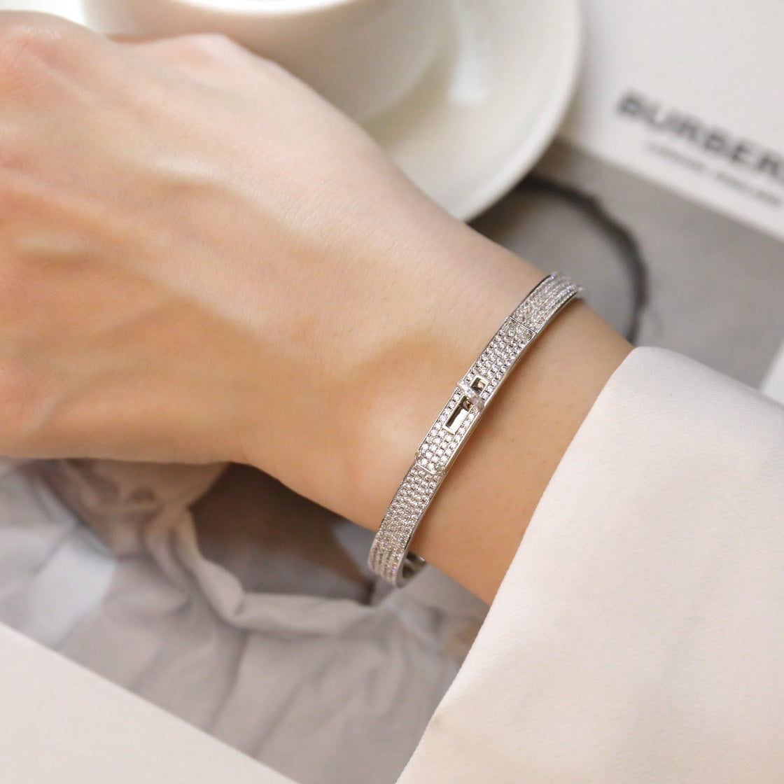 [Kincade Jewelrys] BRACELET KELLY PAVÉ DIAMANTS 