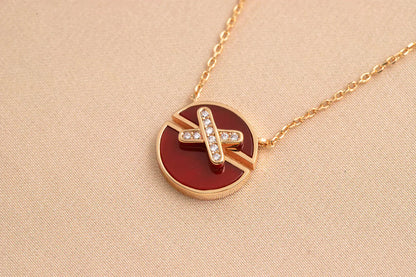 [Kincade Jewelrys] COLLIER JEUX DE DIAMANTS EN OR ROSE