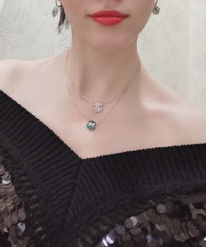 [Kincade Jewelrys] COLLIER JEUX DE DIAMANTS EN OR ROSE