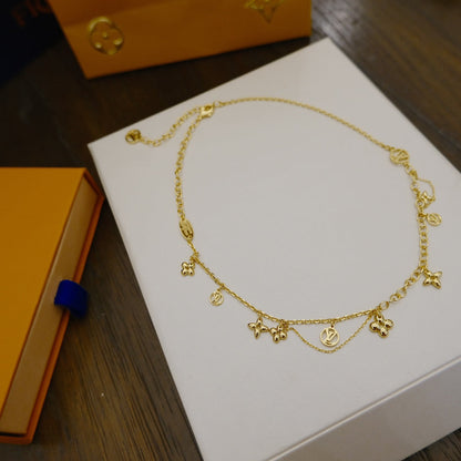 [Kincade Jewelrys] COLLIER BLOOMING SOUPLE EN LAITON