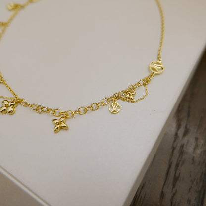 [Kincade Jewelrys] COLLIER BLOOMING SOUPLE EN LAITON