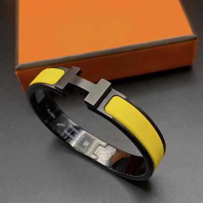 [Kincade Jewelrys] Bracelet clic HM SO noir jaune