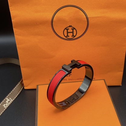 [Kincade Jewelrys] BRACELET CLIC HM SO NOIR ROUGE