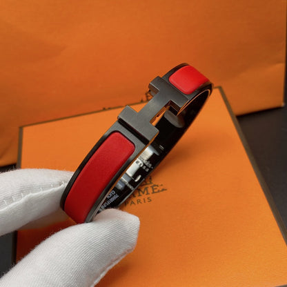 [Kincade Jewelrys] BRACELET CLIC HM SO NOIR ROUGE