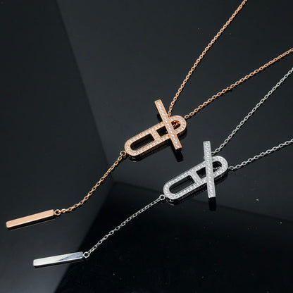 [Kincade Jewelrys] Collier HM Platine Or Rose Diamant
