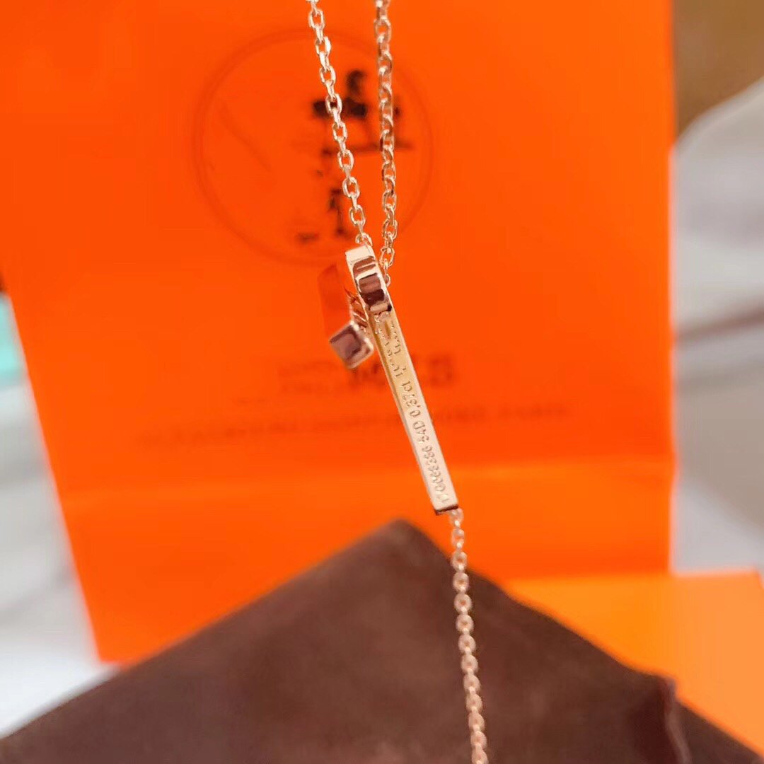 [Kincade Jewelrys] Collier HM Platine Or Rose Diamant