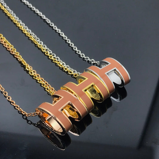 [Kincade Jewelrys] COLLIER H MARRON