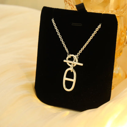 [Kincade Jewelrys] Collier pendentif HM Chaine d'Ancre en argent sterling 