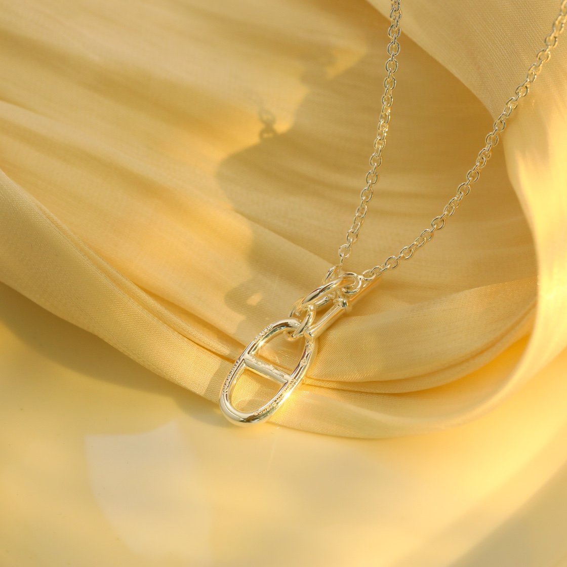[Kincade Jewelrys] Collier pendentif HM Chaine d'Ancre en argent sterling 