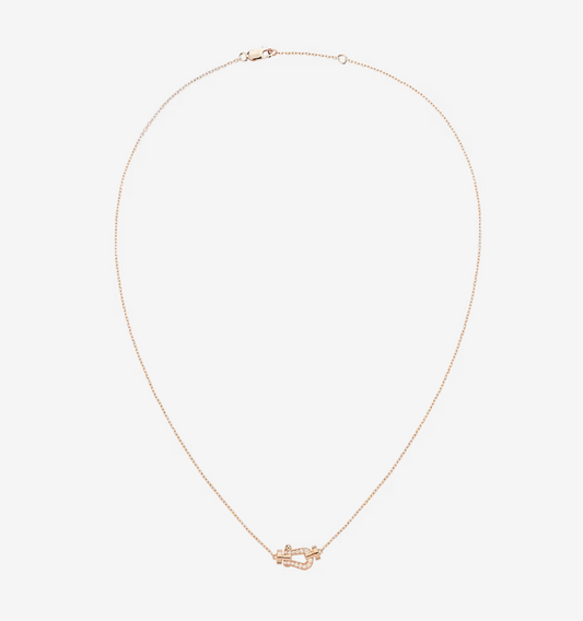[Kincade Jewelrys] COLLAR MINI DE ORO ROSA CON DIAMANTES FORCE 10