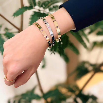 [Kincade Jewelrys]2026 RAINBOW LOVE BRACELET 6.1MM 10 DIAMONDS