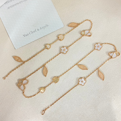[Kincade Jewelrys]26 NEW CLOVER LUCKY LIGHT YELLOW AND WHITE SET