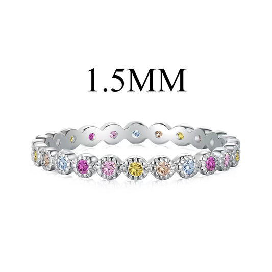 [Kincade Jewelrys] Anillo diario de corte redondo brillante y radiante