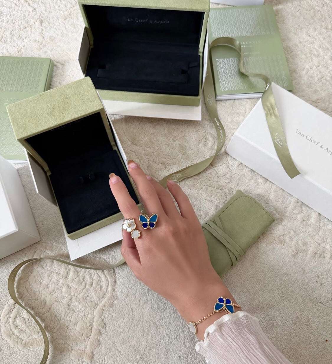 [Kincade Jewelrys] LUCKY BLUE BUTTERFLY  RING