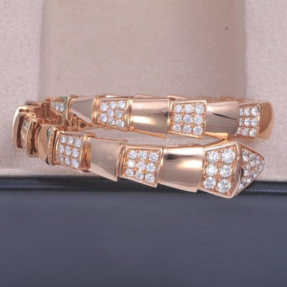 [Kincade Jewelrys] BRACELET SERPENTI OR ROSE DIAMANT