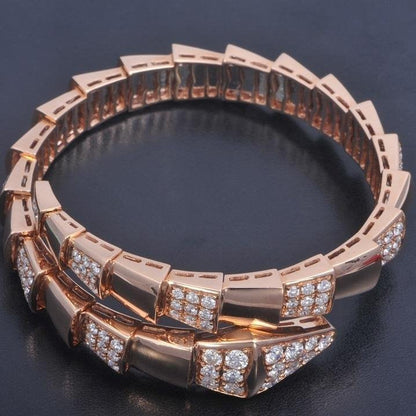 [Kincade Jewelrys] BRACELET SERPENTI OR ROSE DIAMANT