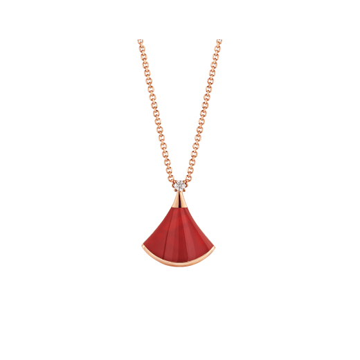 [Kincade Jewelrys] COLLIER DREAM CORNALINE 1 DIAMANT