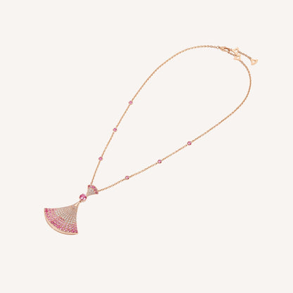 [Kincade Jewelrys]DREAM NECKLACK DIAMOND PINK GOLD