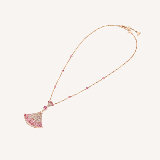 [Kincade Jewelrys] COLLIER DREAM DIAMANT OR ROSE