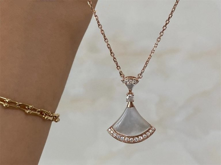 [Kincade Jewelrys] COLLIER DREAM MOP OR ROSE DIAMANT