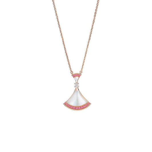 [Kincade Jewelrys] COLLIER DREAM MOP DIAMANT ROSE