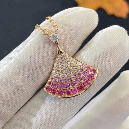 [Kincade Jewelrys] COLLIER DREAM OR ROSE DIAMANT ROSE