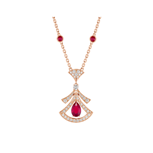 [Kincade Jewelrys] COLLIER DREAM CORNALINE DIAMANT OR ROSE