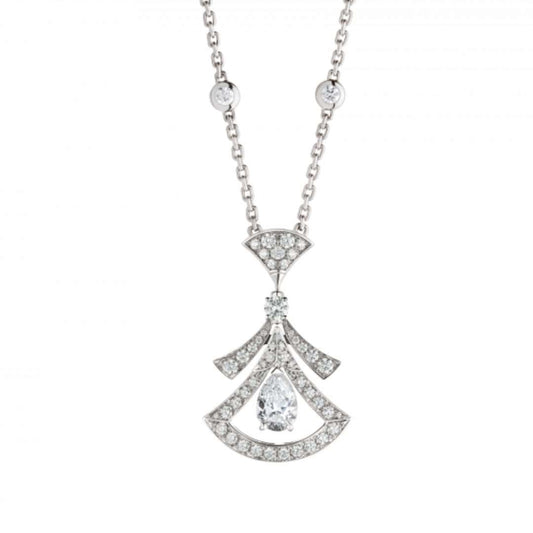 [Kincade Jewelrys] COLLIER DREAM DIAMANT BLANC ARGENT