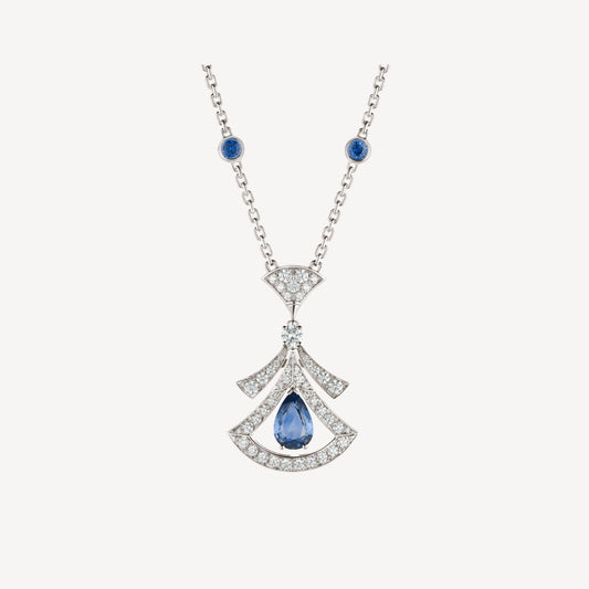 [Kincade Jewelrys] COLLIER DE RÊVE AGATE DIAMANT ARGENT