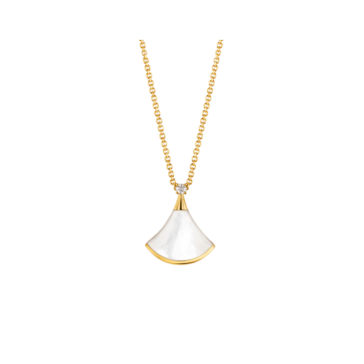[Kincade Jewelrys] COLLIER DREAM NACRE BLANCHE OR 1 DIAMANT