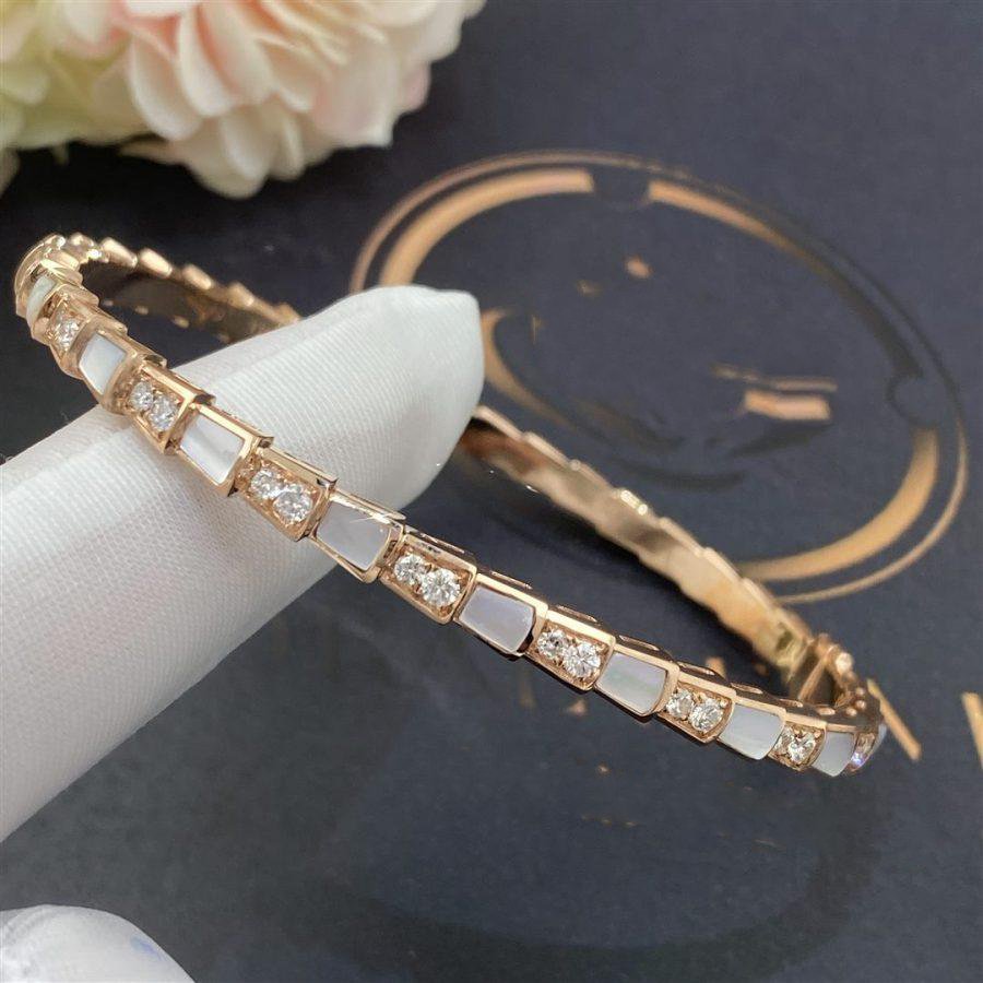 [Kincade Jewelrys]SERPENTI BRACELET PINK GOLD MOP DIAMOND