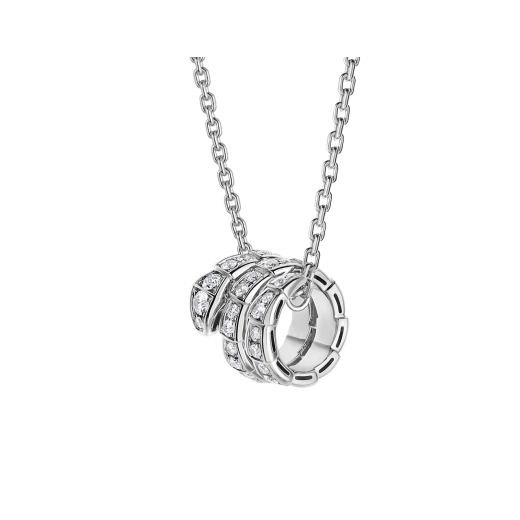 [Kincade Jewelrys] COLLIER SERPENTI DOUBLE ANNEAU DIAMANT