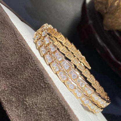[Kincade Jewelrys] BRACELET SERPENTI OR DIAMANT DOUBLE RANGÉE