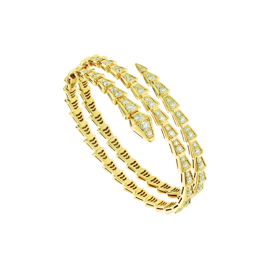 [Kincade Jewelrys] BRACELET SERPENTI OR DIAMANT DOUBLE RANGÉE