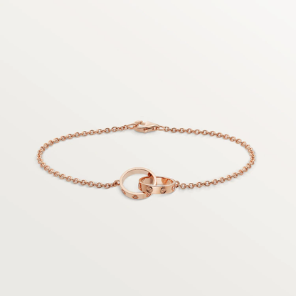 [Bijoux Kincade] BRACELET DOUBLE ANNEAU AMOUR