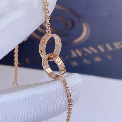 [Bijoux Kincade] BRACELET DOUBLE ANNEAU AMOUR
