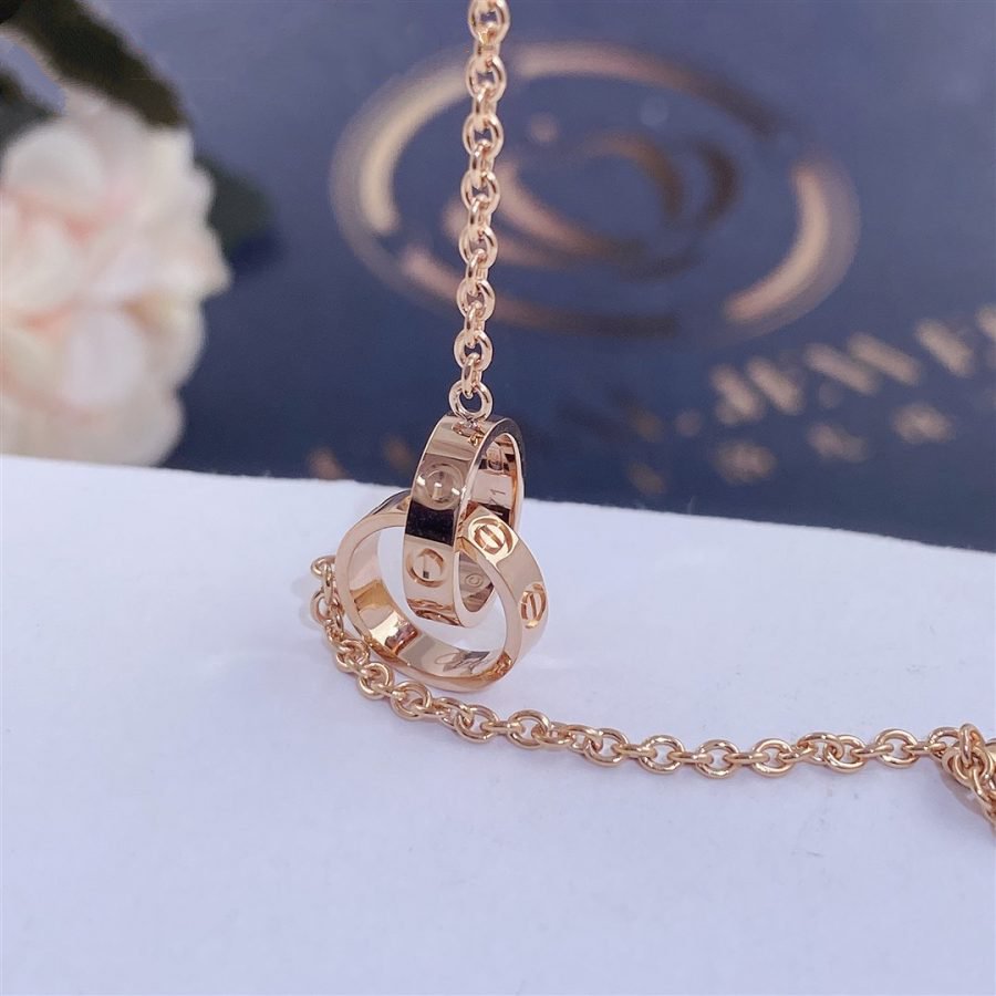[Bijoux Kincade] BRACELET DOUBLE ANNEAU AMOUR