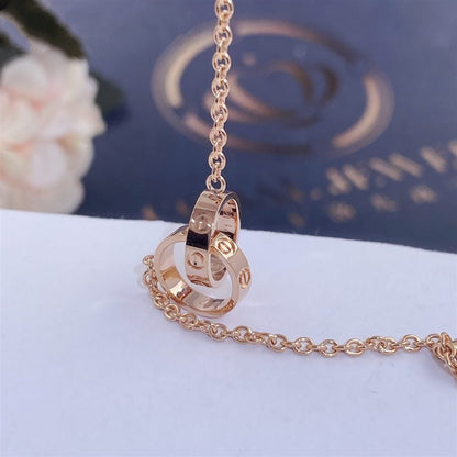 [Bijoux Kincade] BRACELET DOUBLE ANNEAU AMOUR