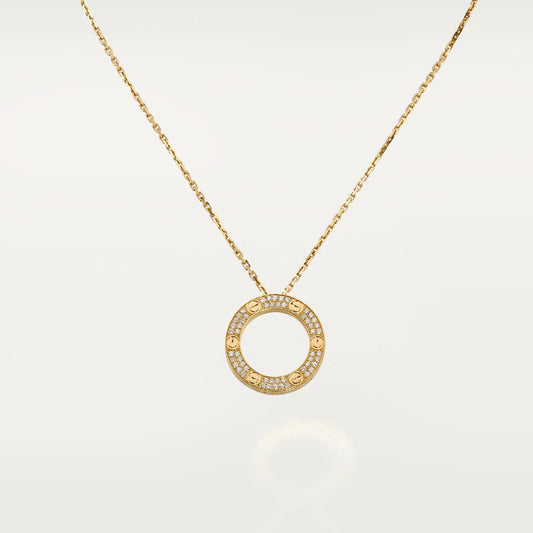 [Kincade Jewelrys] COLLIER LOVE RÉGLABLE EN OR ROSE 