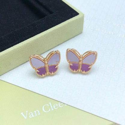 [Kincade Jewelrys]26 NEW CLOVER LUCKY LIGHT PURPLE SET
