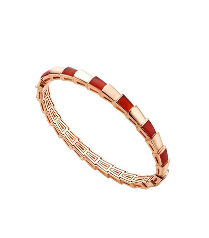 [Kincade Jewelrys] BRACELET SERPENTI OR ROSE RUBELLITE