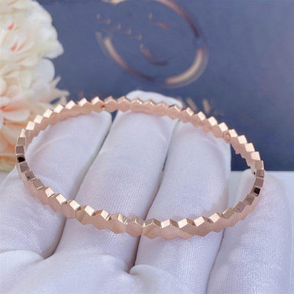 [Bijoux Kincade]Bracelet en or rose avec motif abeille