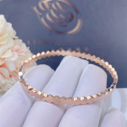 [Bijoux Kincade]Bracelet en or rose avec motif abeille
