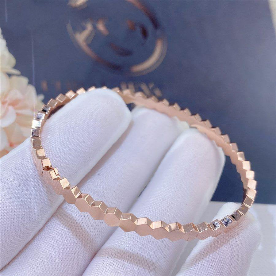 [Bijoux Kincade]Bracelet en or rose avec motif abeille