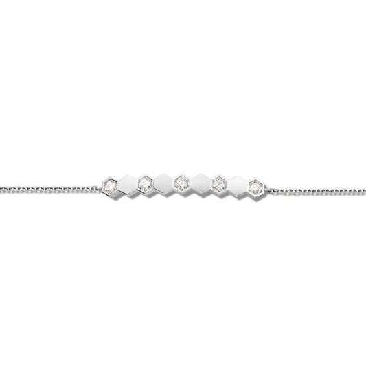 [Bijoux Kincade]Bracelet BEE LOVE DIAMANT 