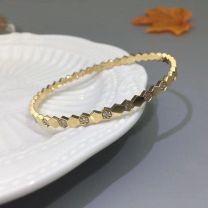 [Kincade Jewelrys]BEE LOVE GOLD DIAMOND BRACELET