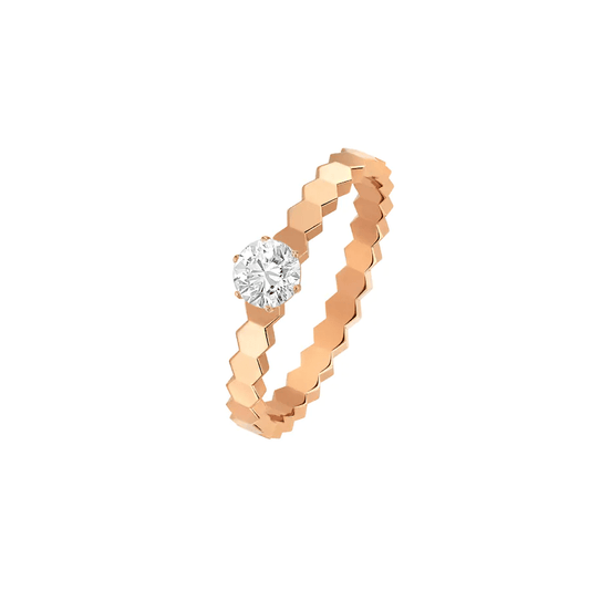 [Kincade Jewelrys] BAGUE BEE LOVE OR ROSE 1 DIAMANT